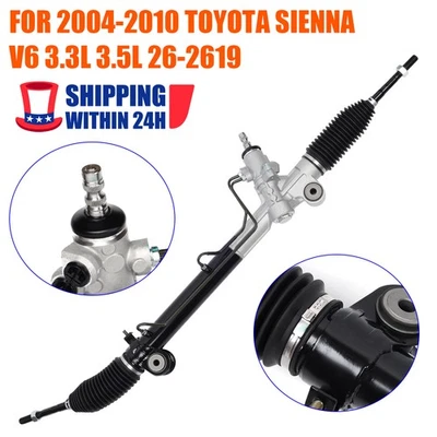 For 2004-2010 Toyota Sienna Power Steering Rack & Pinion Assembly V6 3.3L / 3.5L - Image 1 of 4