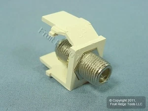 Leviton AC084-FN-QTZ Quarz Acenti Quickport F-Typ Koaxialkabel Klinke 75 Ohm - Bild 1 von 5