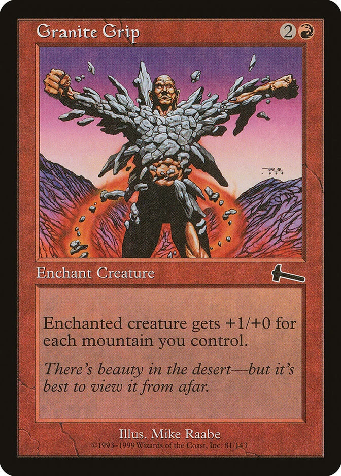 Magic the Gathering (mtg): ULG: Granite Grip - Image 1 of 1