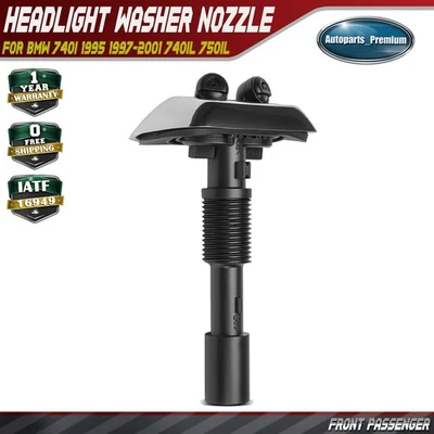 Boquilla lavadora faro delantero derecho bmw e38 740i 1995 1997-2001 740iL 750iL Foto 1 de 4