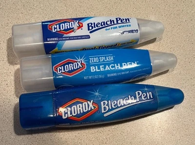 3x Bolígrafos blanqueadores Clorox descontinuados 7,6 OZ en total Foto 1 de 4