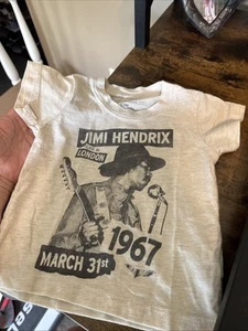 Jimi Hendrix Baby 12 Months T-Shirt, Beige - Picture 1 of 4