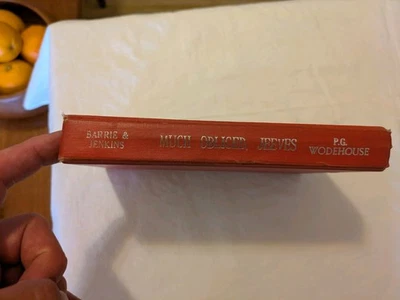 P.G. WODEHOUSE Much Obliged Jeeves Barrie & Jenkins 1971 First HB No DJ Ex Lib - Image 1 of 4