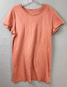 Universal Threads T-Shirt Dress Large Peach Cotton - Picture 1 of 7