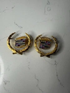 Vintage 1990s Cadillac Emblems Metal - Picture 1 of 4