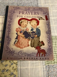 Vintage Book Prayers For Children - Picture 1 of 6