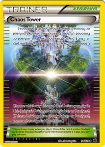 Chaos Tower 94/124 XY Fates Collide Pokemon TCG Uncommon - Picture 1 of 1