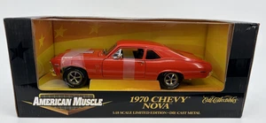 American Muscle Ertl 1970 Chevy Nova Orange Limited Edition Die Cast 1:18 - Bild 1 von 6