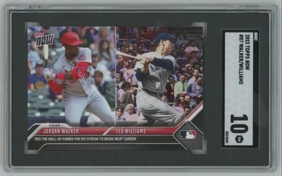 Jordan Walker Ted Williams 2023 Topps Now SGC 10 #87 St. Louis Cardinals - Image 1 of 2