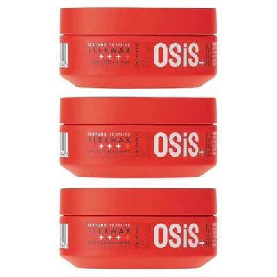[3 PACK] Schwarzkopf Osis+ Flexwax Strong Cream Wax, 2,8 oz Foto 1 de 2