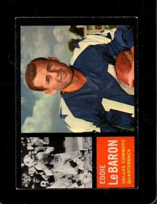 1962 TOPPS #38 EDDIE LEBARON EX COWBOYS *X76616 - Image 1 of 2