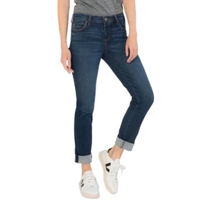 Kut From the Kloth Jeans Women’s Size 12 Catherine Boyfriend Denim Cuffed - Picture 1 of 12