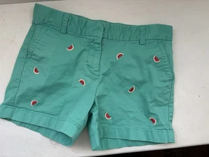 Vineyard Vines Girls Shorts Size 14 Stretch Watermelon - Picture 1 of 3