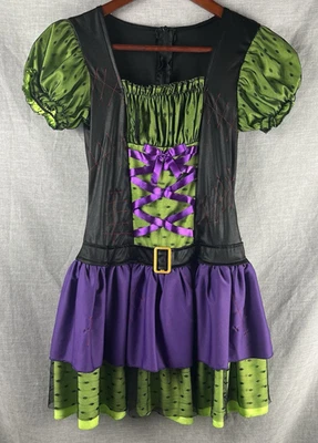 Leg Avenue Hocus Pocus Witch Costume Juniors Size S Mini Dress Halloween - Image 1 of 4
