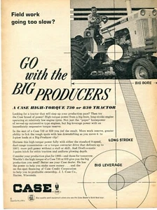 Tractor agrícola 830 1966 anuncio impreso - Imagen 1 de 2