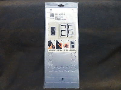 NUMBRA House Building *BIG* Custom Metal Nickel Silver or Black Number 12" - Image 1 of 4