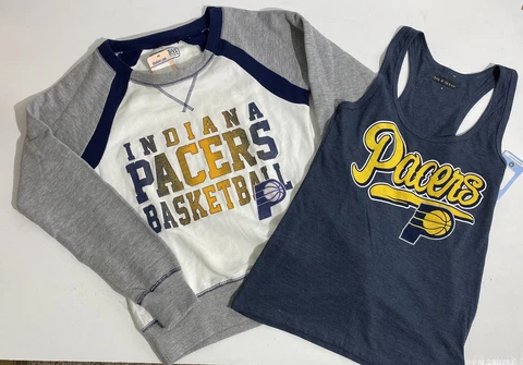 Women's NWT NBA  Indiana Pacers Long Sleeve Sweatshirt and Tank Top. Sz Small Cover