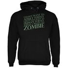 Halloween Don't Adult Today Just Zombie Black Adult Hoodie