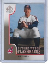 2009 JIM THOME SP AUTHENTIC FUTURE WATCH FLASHBACKS GOLD 4/9