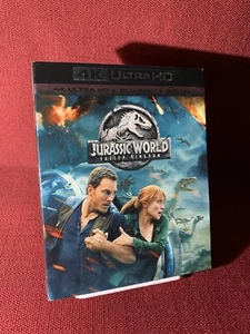 Jurassic World: Fallen Kingdom 4K + Blu-Ray No Digital 2018 W/ Slipcover - Picture 1 of 8