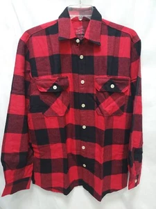 Anti Social Social Club Men's Red Flannel Long Sleeve Shirt Size M - Picture 1 of 3