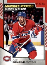 2020-21 UD Series 2 O-Pee-Chee Update Marquee Rookies Red #645 Alex Belzile RC