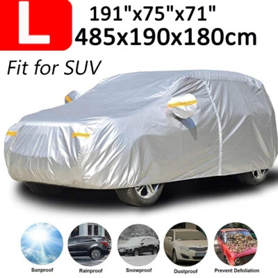 Large size Full SUV Car Cover Rain Dust UV Resistant For Honda CR-V 2017-2022 Foto 1 de 4