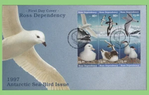Ross Dependency 1997 Sea-Bird Issue set (without WWF) U/A First Day Cover - Picture 1 of 1