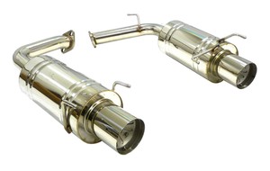 OBX Stainless Steel Axle Back Exhaust For 2007 2008 2009 Toyota Camry 3.5L V6