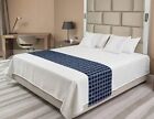 Nautical Bed Runner Scarf Protector Slipcover Bed Decorative Scarf For Bedroom