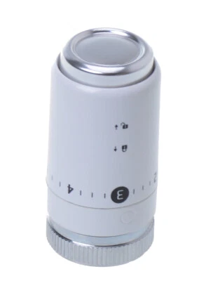 Aqbau® Heizkörper Thermostatkopf mit Blockade |Thermostatventile | Weiß - Bild 1 von 4