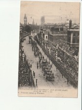 LONDON ..., Coronation of King George V. and Queen Mary 22.6.1911....s/w AK kl