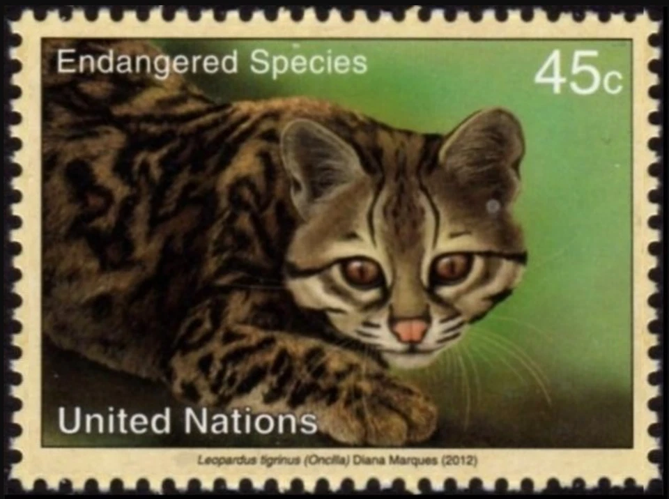 ONU Nueva York #Mi1306 MNH 2012 Tiger Cat Leopardus tigrinus [1044] Foto 1 de 1