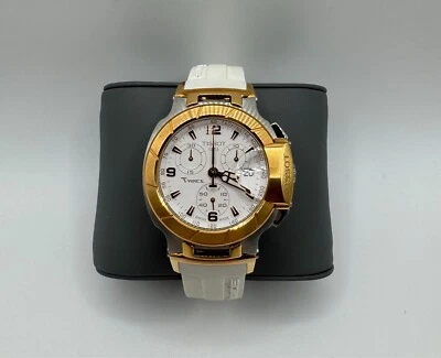 * Tissot T-Race Chrono White Silicone Band Women's Watch T0482172701700 - image 1 of 4