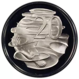 Australia 1977 veinte centavos 20c Elizabeth II - PCGS PR70DCAM (47939855) - Imagen 1 de 3
