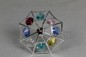 Crystal Temptations - Regenschirm Ø ca. 7,5 - Silberf. mit div. Glassteinen 246 - Bild 1 von 12