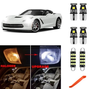 6500K Interior LED Light Bulbs Package Kit For Chevy Corvette C6 1984-2013 +Tool - Bild 1 von 24