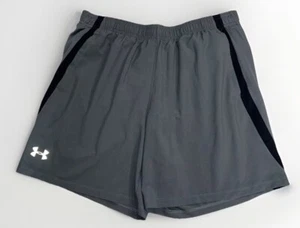 Mens Under Armour Fitted Lined Athletic Shorts Sz XL  7.5” Ins - Picture 1 of 6