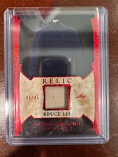 2022 Leaf In The Game Used Bruce Lee Red Relic #4/45