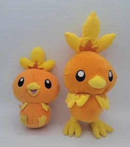 Pokemon Torchic Plush Lot of 2 - 2017 & 2021 - Picture 1 of 9