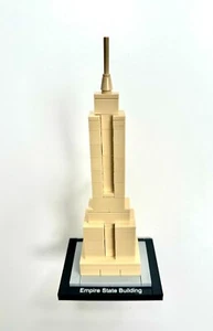 LEGO Architecture: Empire State Building (21002) New Parts inc Printed Nameplate - Picture 1 of 8