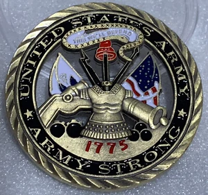 * US Army / Core Values Collectible Army Challenge Coin US Army Strong 1775 - Picture 1 of 3