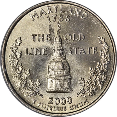 2000-P Maryland State Quarter ICG MS67 - Awesome Surfaces - Image 1 of 4