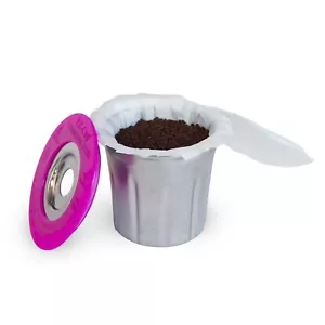 Stainless Steel Reusable K-Cup Pod Keurig Includes 25 Disposable Paper Filters - Picture 1 of 9