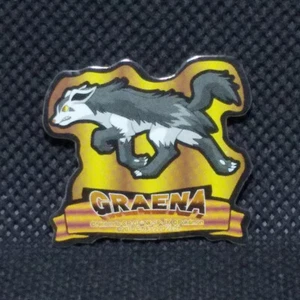 Mightyena Pokemon Mini Sticker Seal 2010 Anime Very Rare Japanese Nintendo F/S - Picture 1 of 7