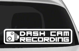 Dash Cam Recording #1 Vinyl Decal Sticker, Car, Truck, Video, Camera, Oracal 651 - Picture 1 of 3