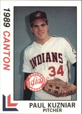 1989 Canton-Akron Indians Best #20 Paul Kuzniar