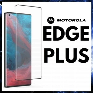For MOTOROLA EDGE PLUS CURVED SCREEN PROTECTOR FULL COVER GORILLA TEMPERED GLASS - Picture 1 of 9