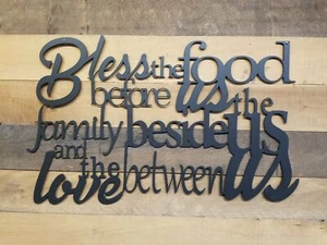 "Bless the food before us the family beside us" - Picture 1 of 2