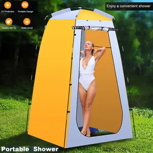 Tragbares Pop Up Sichtschutz Zelt Camping Dusche Toilette Wandern Outdoor Umkleidekabine - Bild 1 von 14
